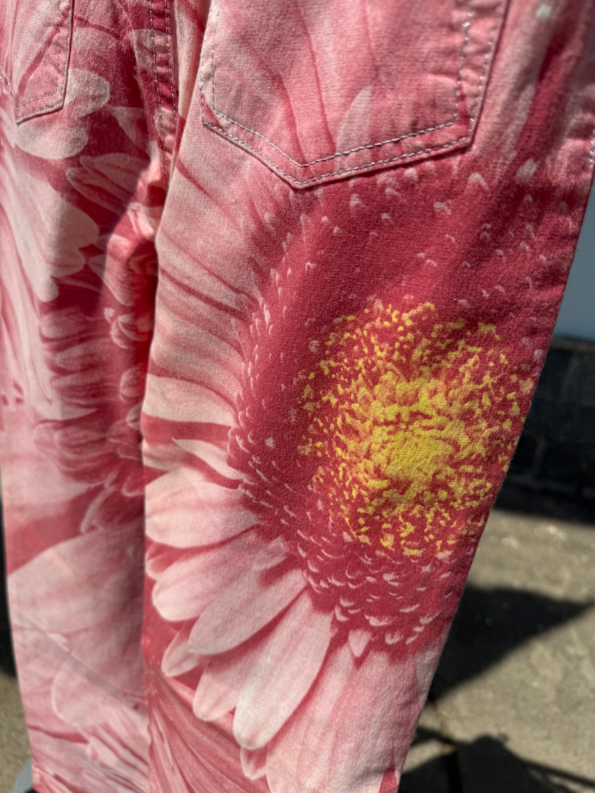 Jeans Roberto Cavalli SS2000 floreale