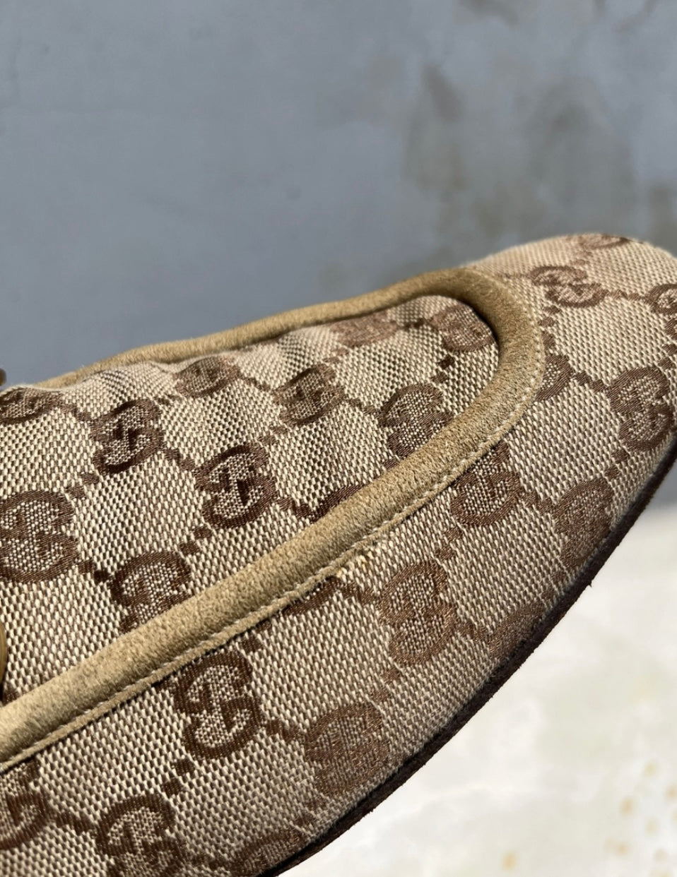 Mocassini Gucci da uomo GG horsebit
