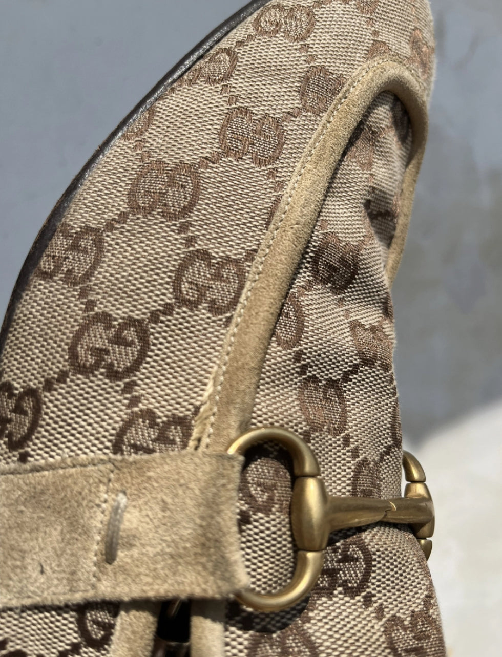 Mocassini Gucci da uomo GG horsebit