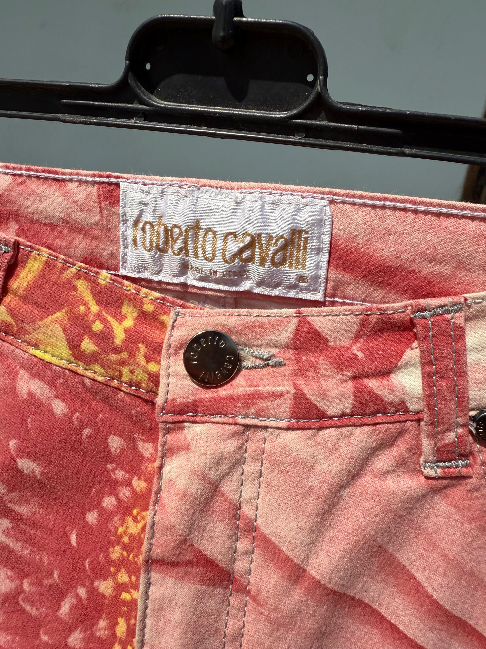 Jeans Roberto Cavalli SS2000 floreale