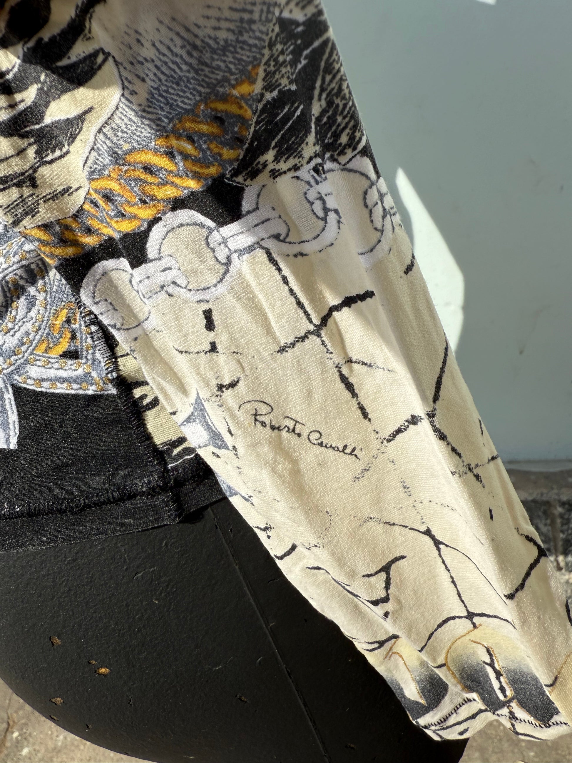 Top / t-shirt manica lunga Roberto Cavalli FW2003
zodiaco