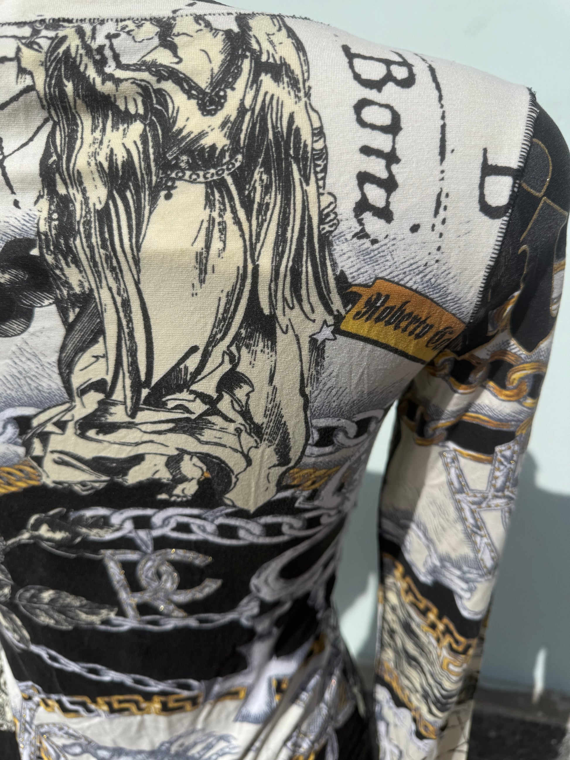 Top / t-shirt manica lunga Roberto Cavalli FW2003
zodiaco