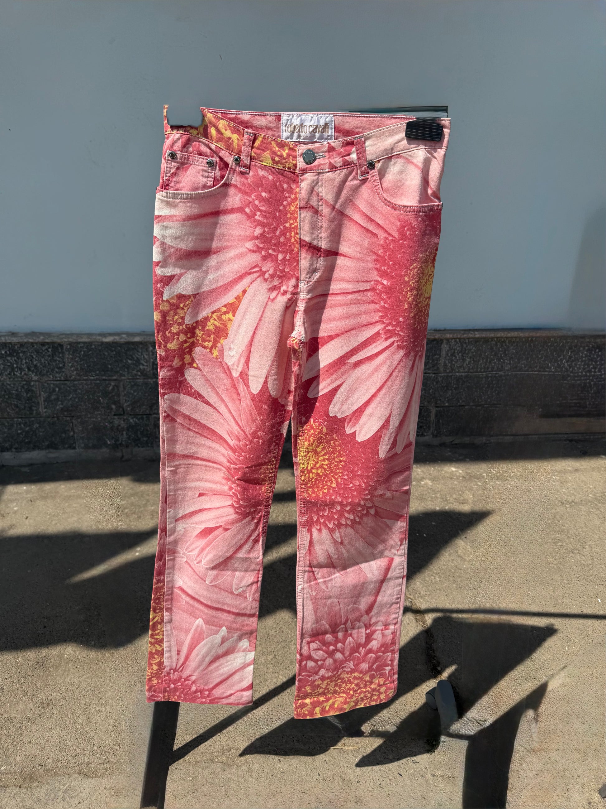 Jeans Roberto Cavalli SS2000 floreale