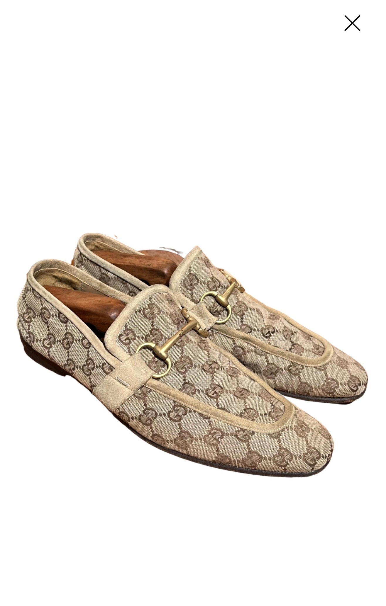 Mocassini Gucci da uomo GG horsebit