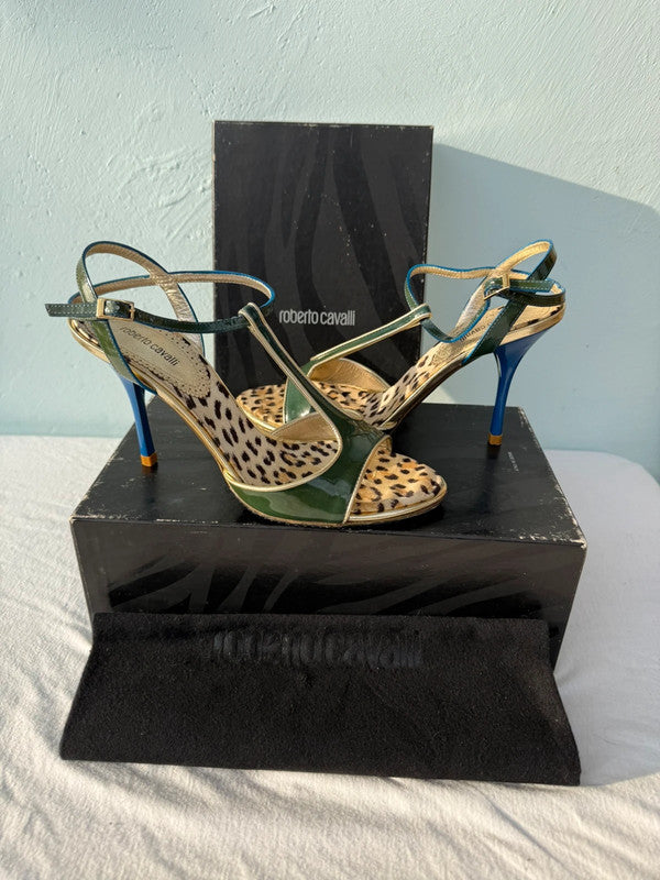 Sandali Roberto Cavalli multicolore