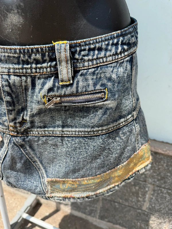 Mini gonna patchwork Y2K