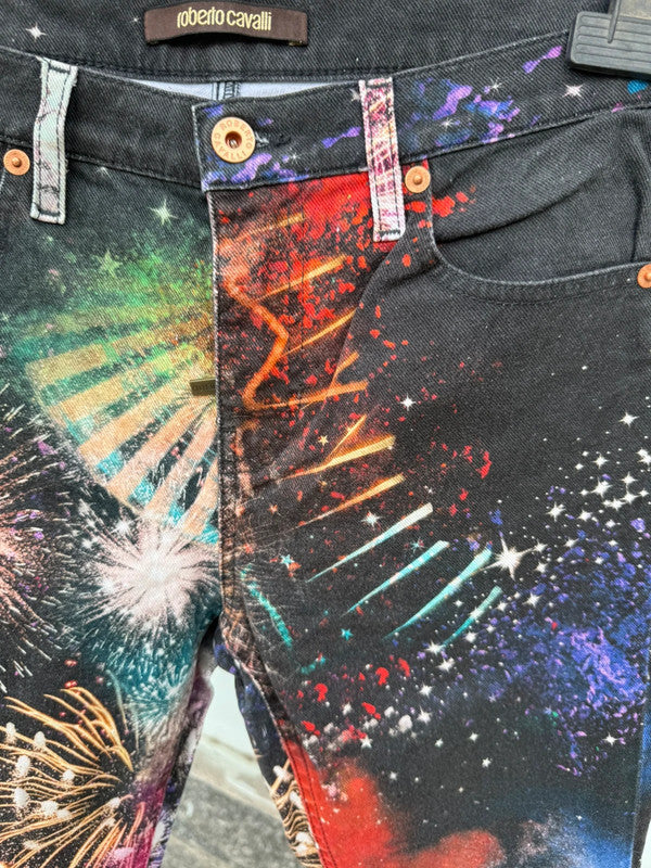 Jeans Roberto Cavalli fuochi d’artificio Pre Fall 2016