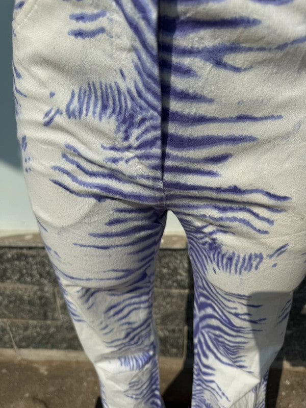 Jeans zebrati anni 2000”