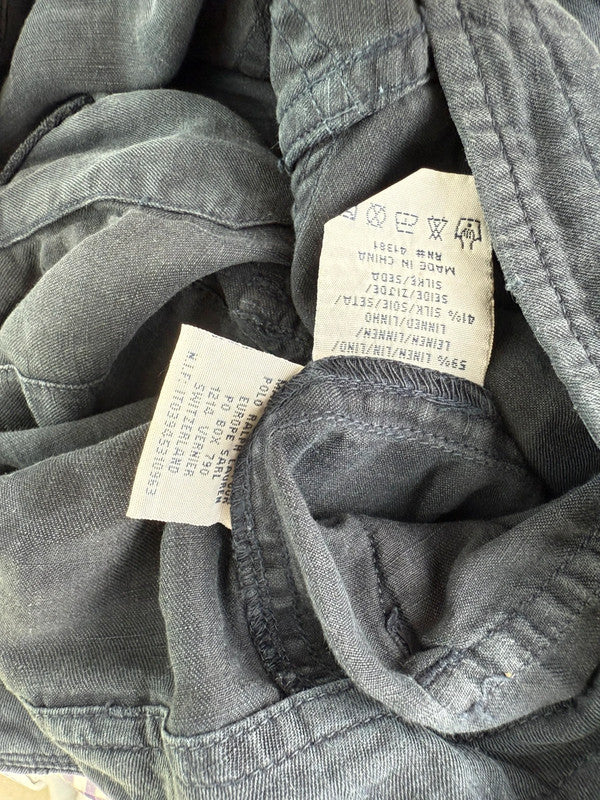 Pantalone cargo Ralph Lauren in lino e seta