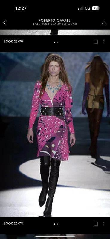 Decollete Roberto Cavalli FW 2003 "astratto"