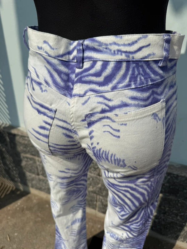 Jeans zebrati anni 2000”