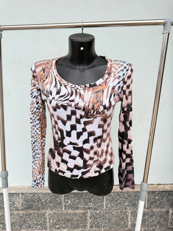 Top manica lunga Roberto Cavalli FW2003
