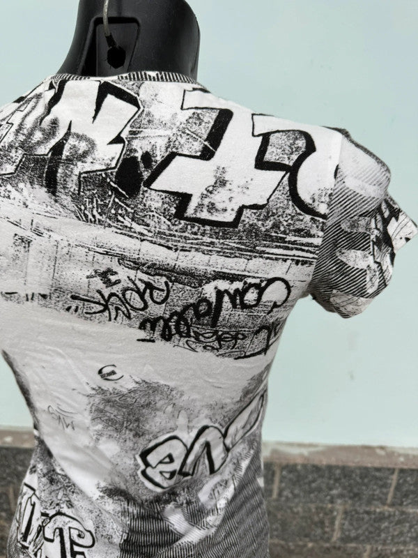 T-shirt Roberto Cavalli "graffiti" FW 2003
