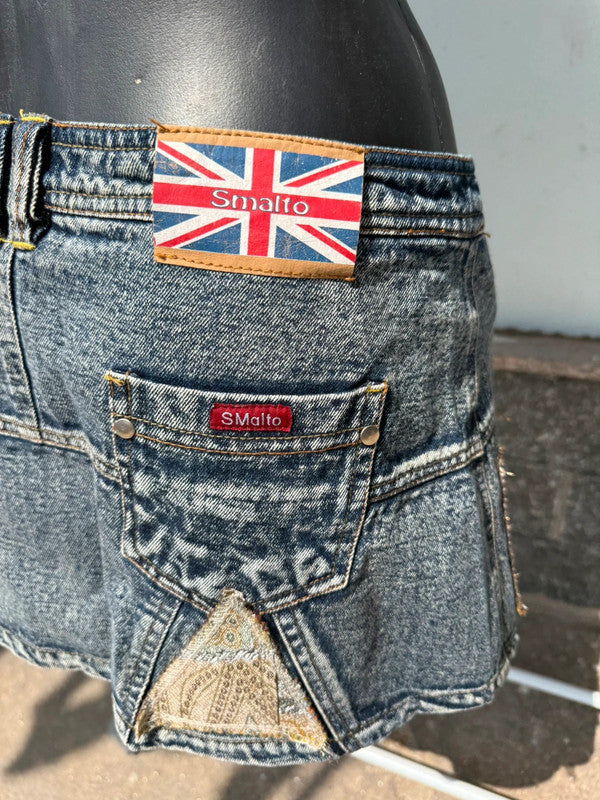 Mini gonna patchwork Y2K