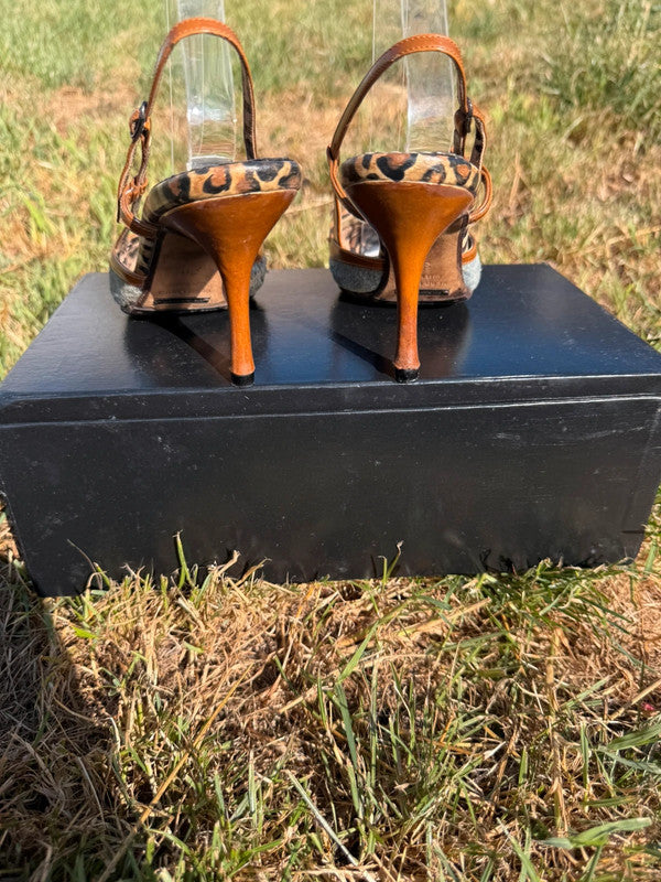 Tacco Slingback Dolce & Gabbana in denim