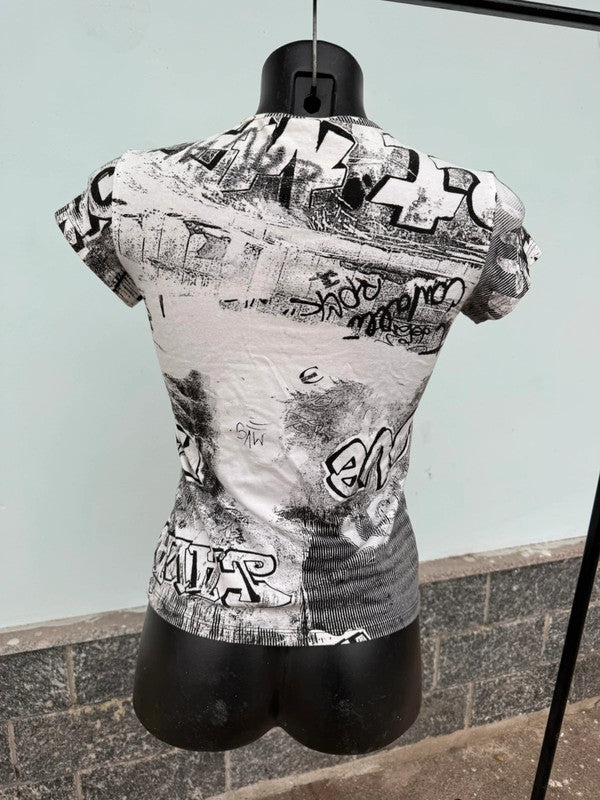 T-shirt Roberto Cavalli "graffiti" FW 2003