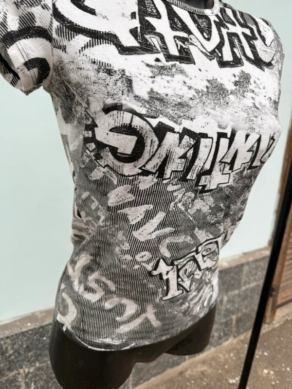T-shirt Roberto Cavalli "graffiti" FW 2003