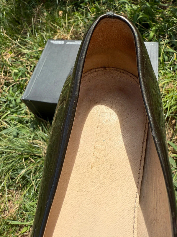 Ballerine Prada bicolore con gioiello