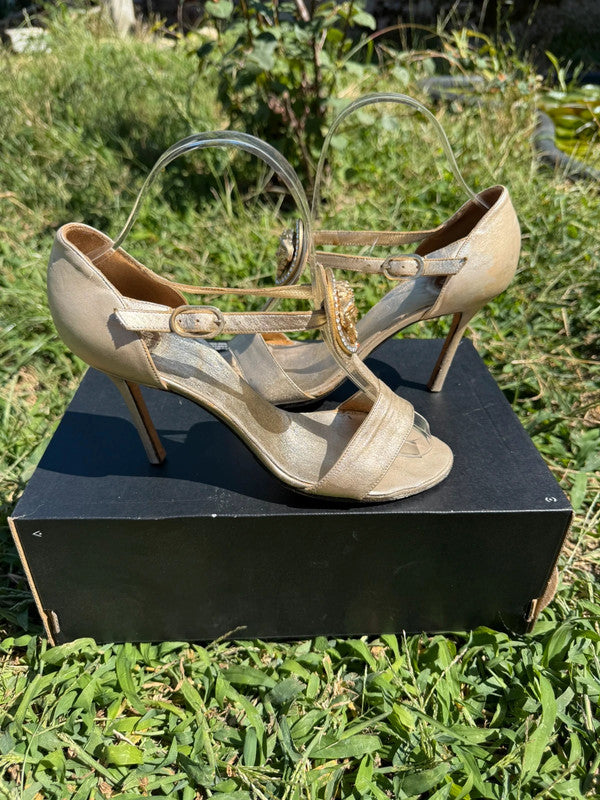Sandali Versace SS2005 gioiello medusa logo