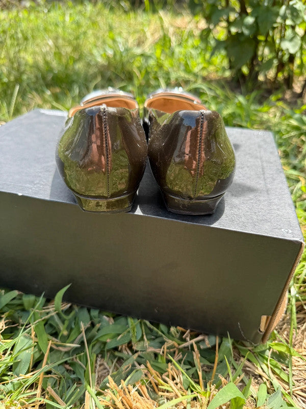 Ballerine Prada bicolore con gioiello