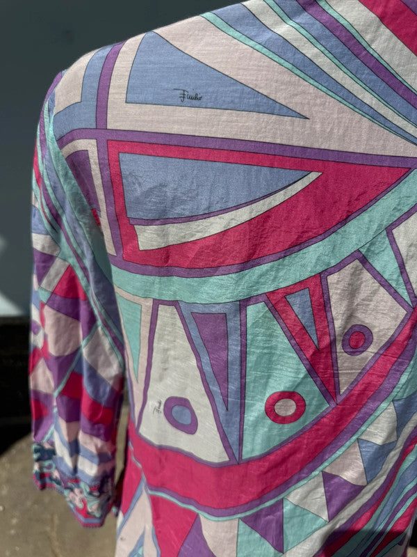 Camicia copricostume Emilio Pucci vintage 2000
