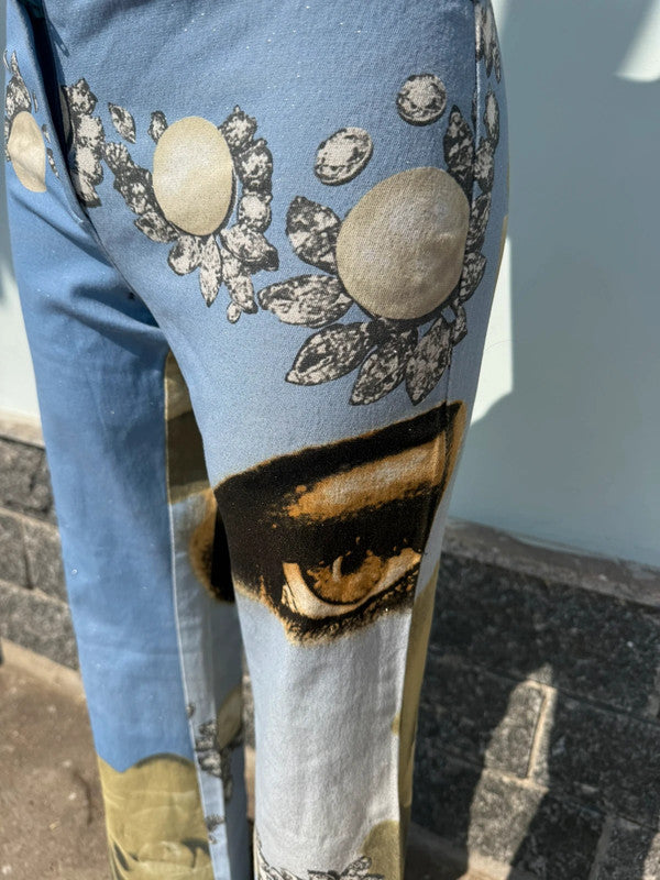 Jeans con occhio Elizabeth Taylor anni 2000”