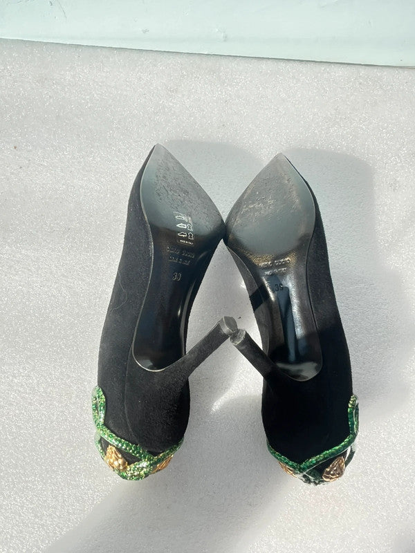Decollete Roberto Cavalli tacco serpente