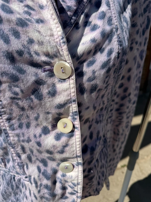 Giacca blazer Roberto Cavalli SS2000 leopardo lilla