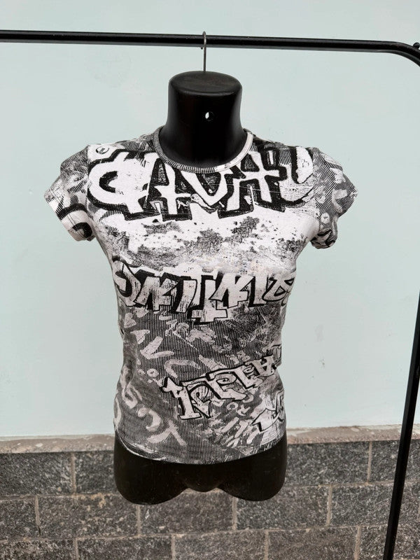 T-shirt Roberto Cavalli "graffiti" FW 2003