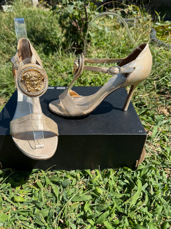 Sandali Versace SS2005 gioiello medusa logo