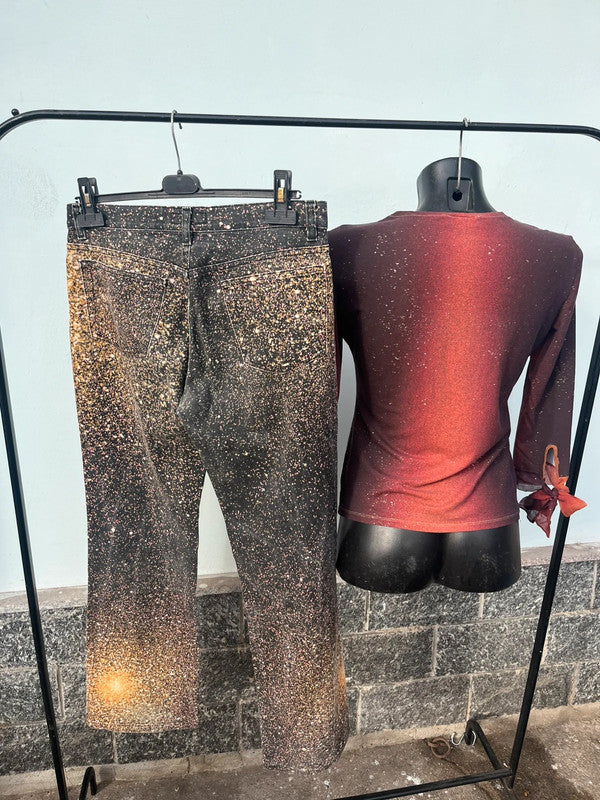 Completo Roberto Cavalli FW 2000 "galassie"