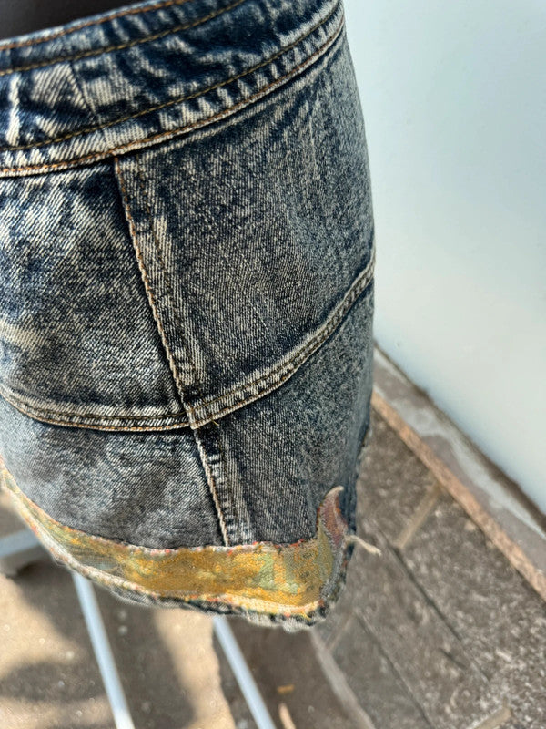 Mini gonna patchwork Y2K