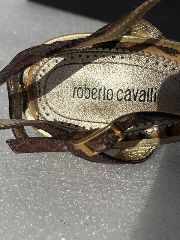 Sandali Roberto Cavalli Marrone