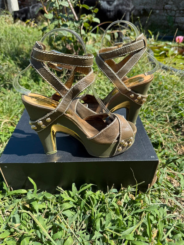 Sandali con tacco Marc Jacobs 2010” militare