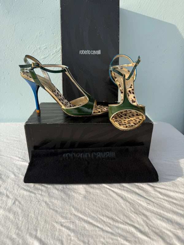 Sandali Roberto Cavalli multicolore