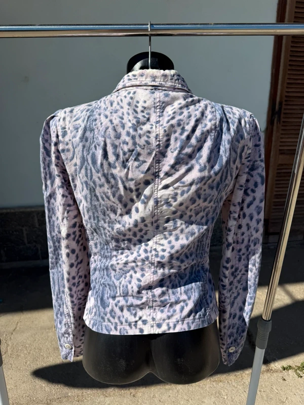 Giacca blazer Roberto Cavalli SS2000 leopardo lilla
