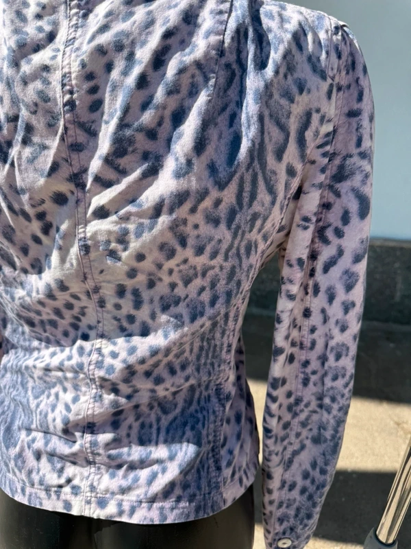 Giacca blazer Roberto Cavalli SS2000 leopardo lilla