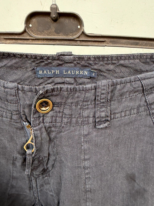 Pantalone cargo Ralph Lauren in lino e seta