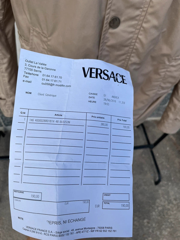 Giacca a vento Versace