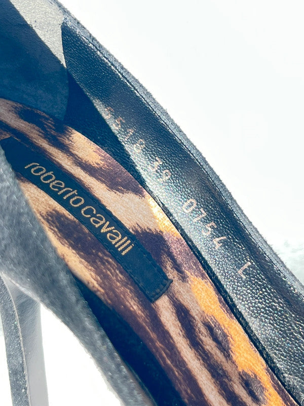 Decollete Roberto Cavalli tacco serpente