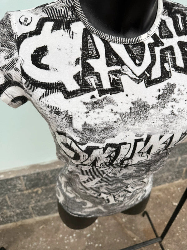 T-shirt Roberto Cavalli "graffiti" FW 2003
