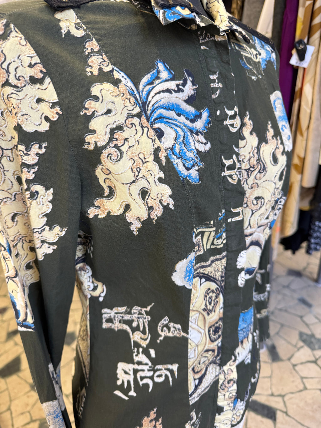 Camicia Roberto Cavalli stampa Tibet 2000”