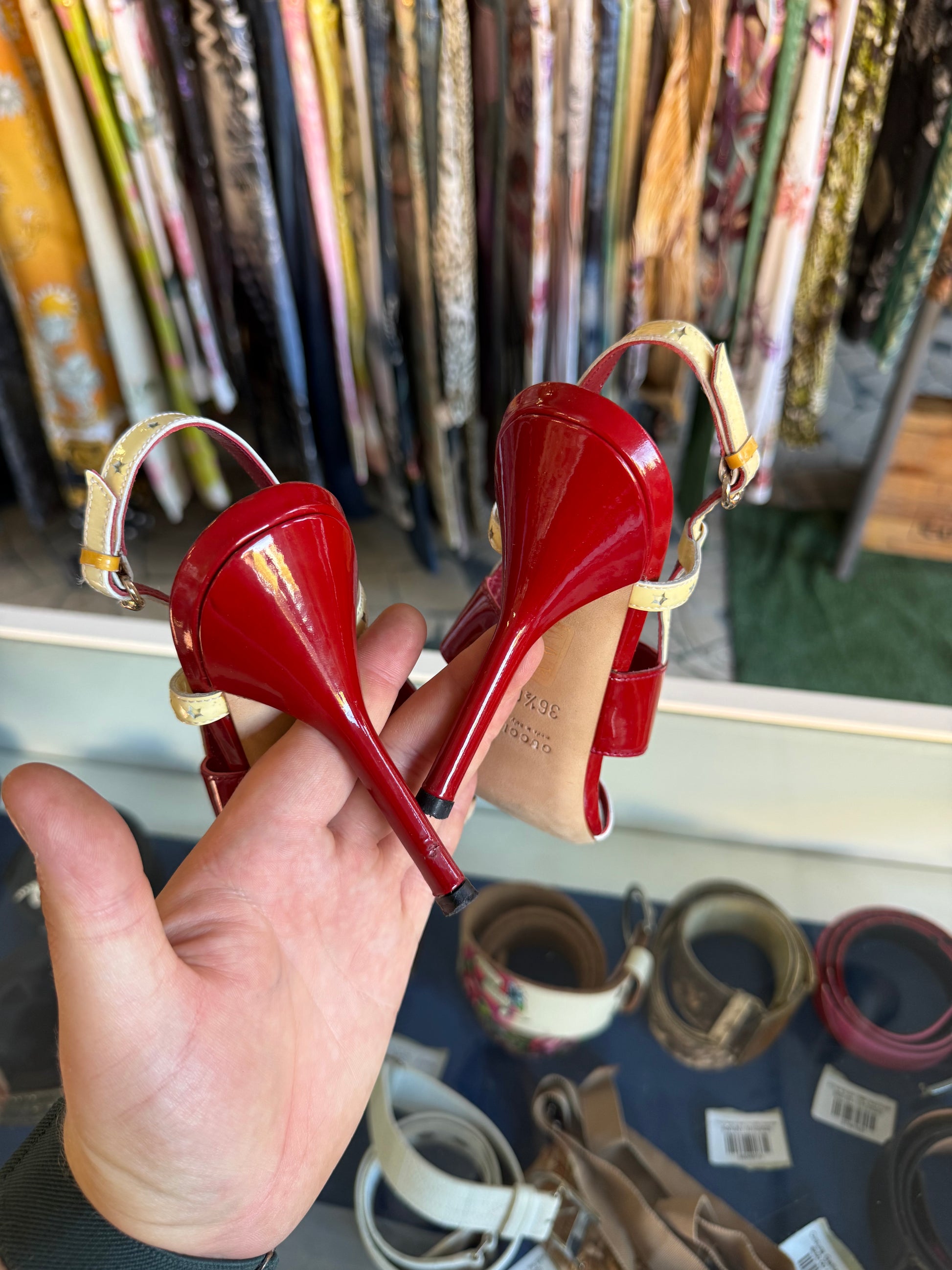 Sandali Gucci bandiera USA anni 2000