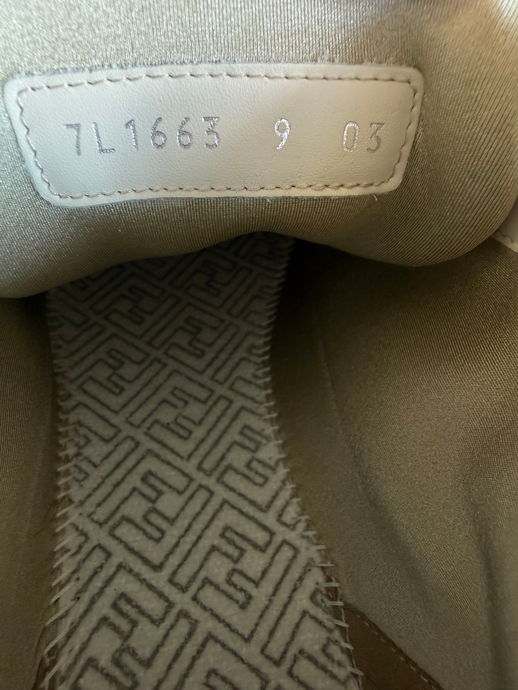 Sneakers Fendi SS2024 uomo FF nuove