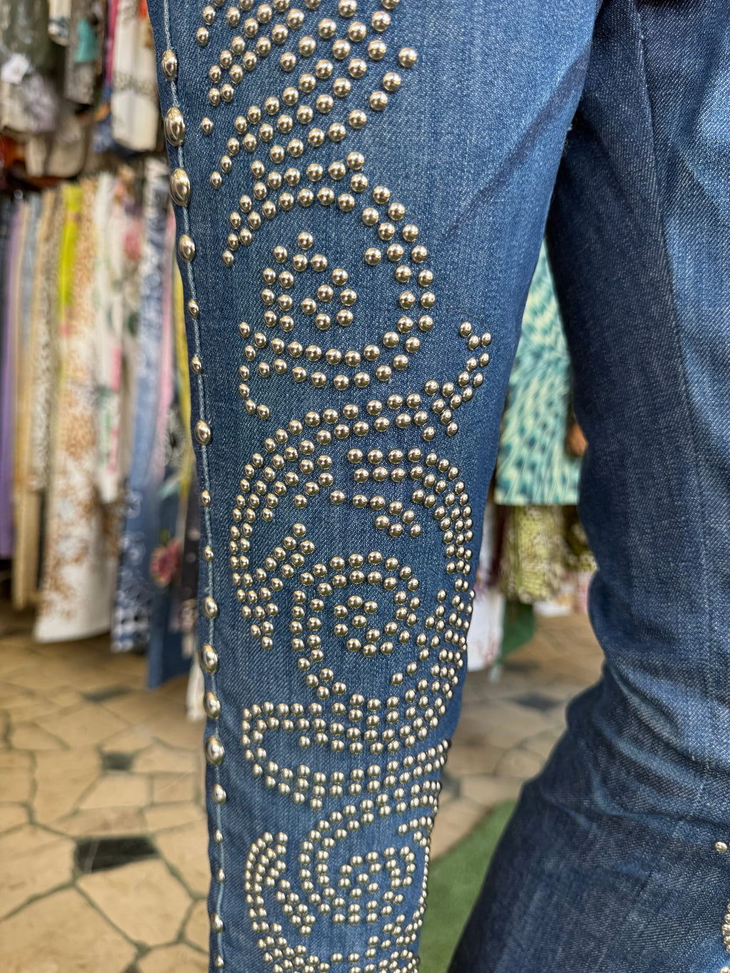 Jeans Versace borchie barocco SS2012