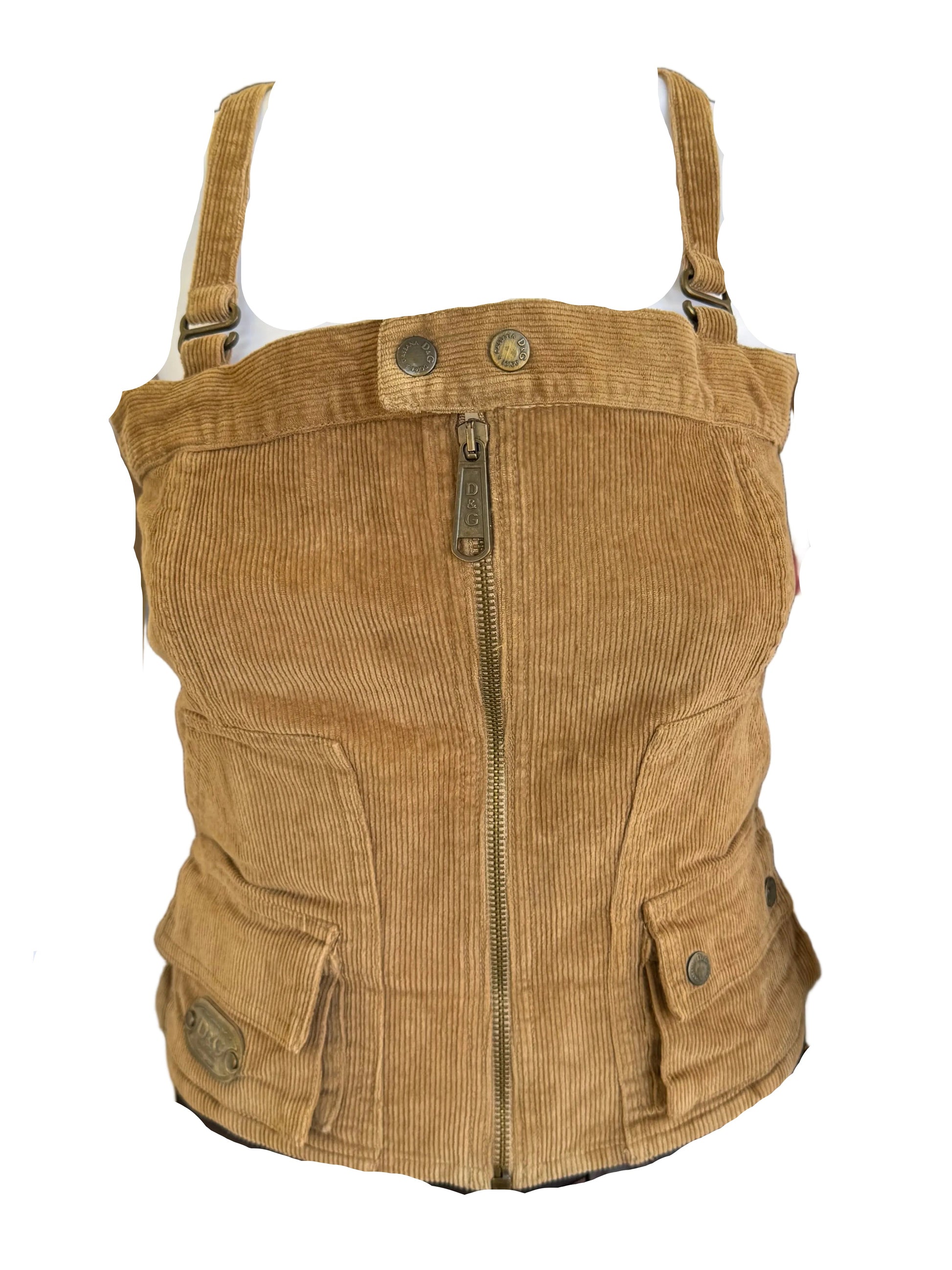 Top corsetto Dolce&GabbanaGabbana FW2002 cowboy