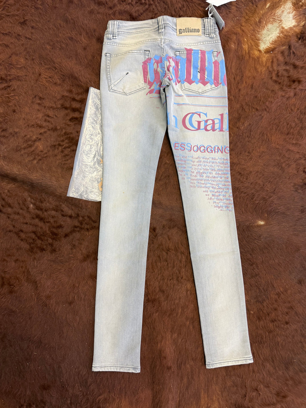Jeans John Galliano Gazzette 2000” nuovo