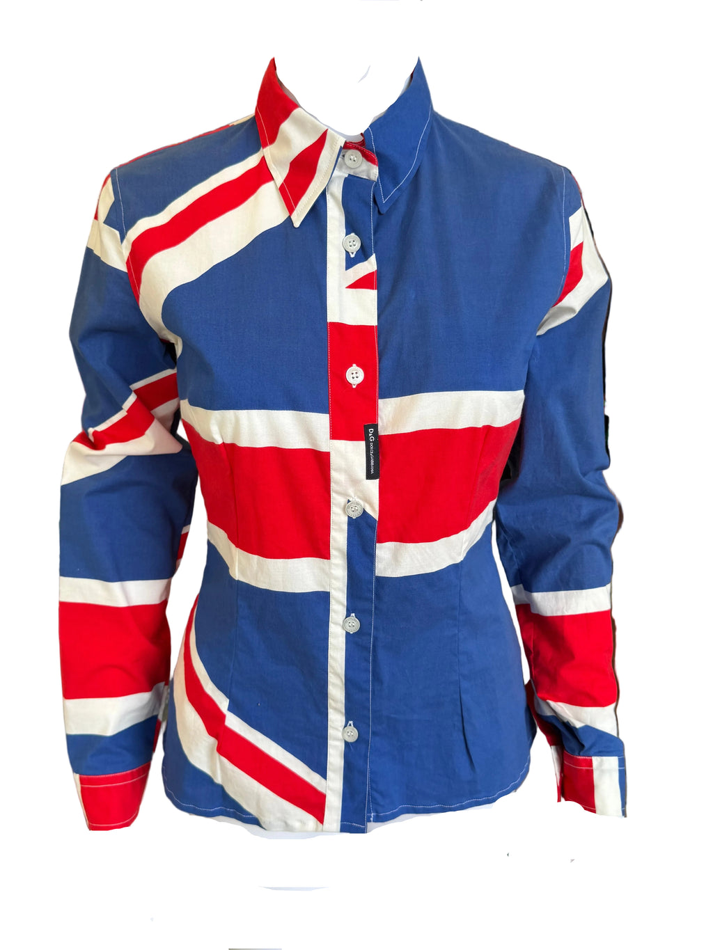 Camicia Dolce & Gabbana SS2002 Union Jack Regno Unito 🇬🇧