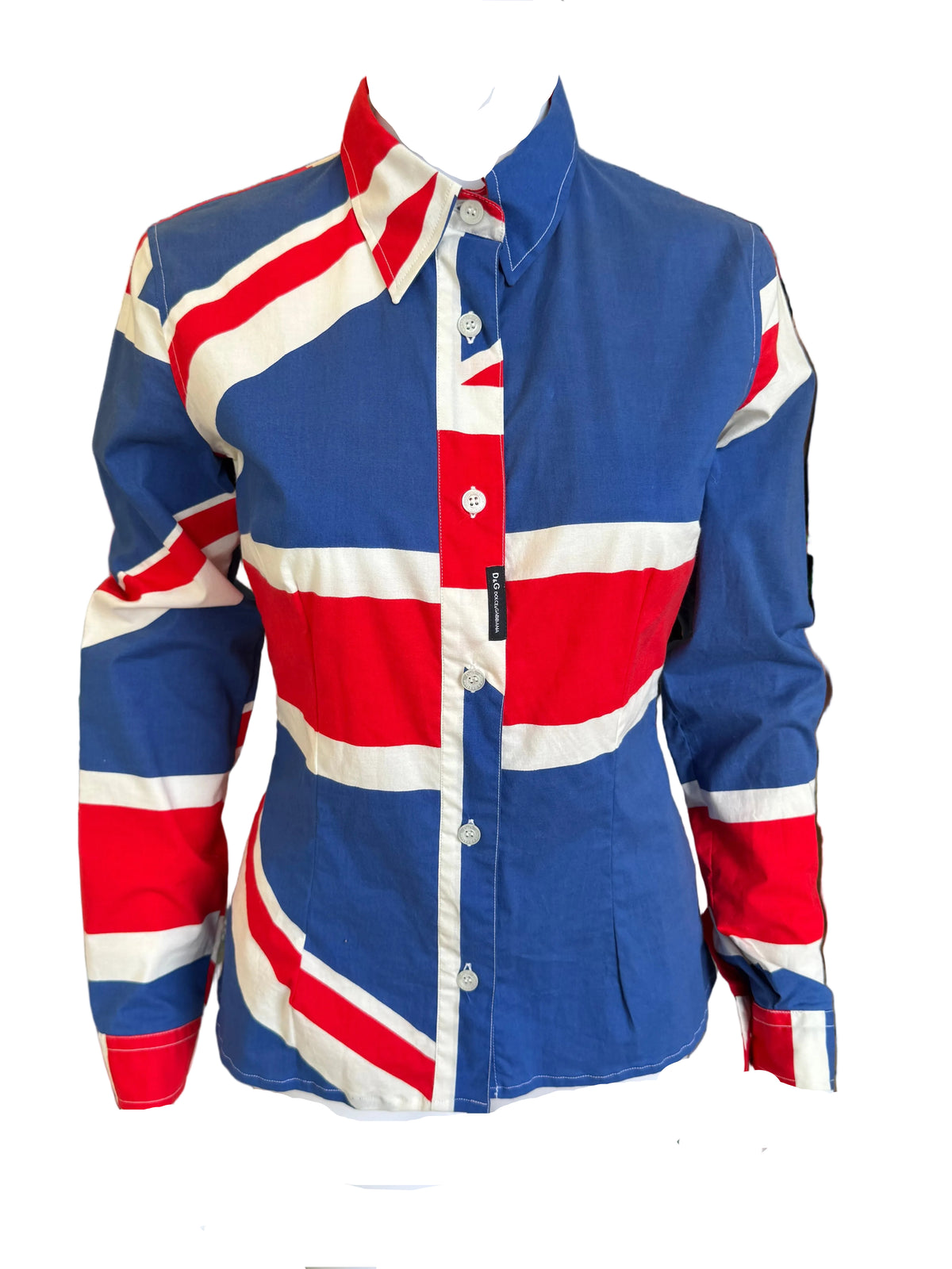 Camicia Dolce & Gabbana SS2002 Union Jack Regno Unito 🇬🇧