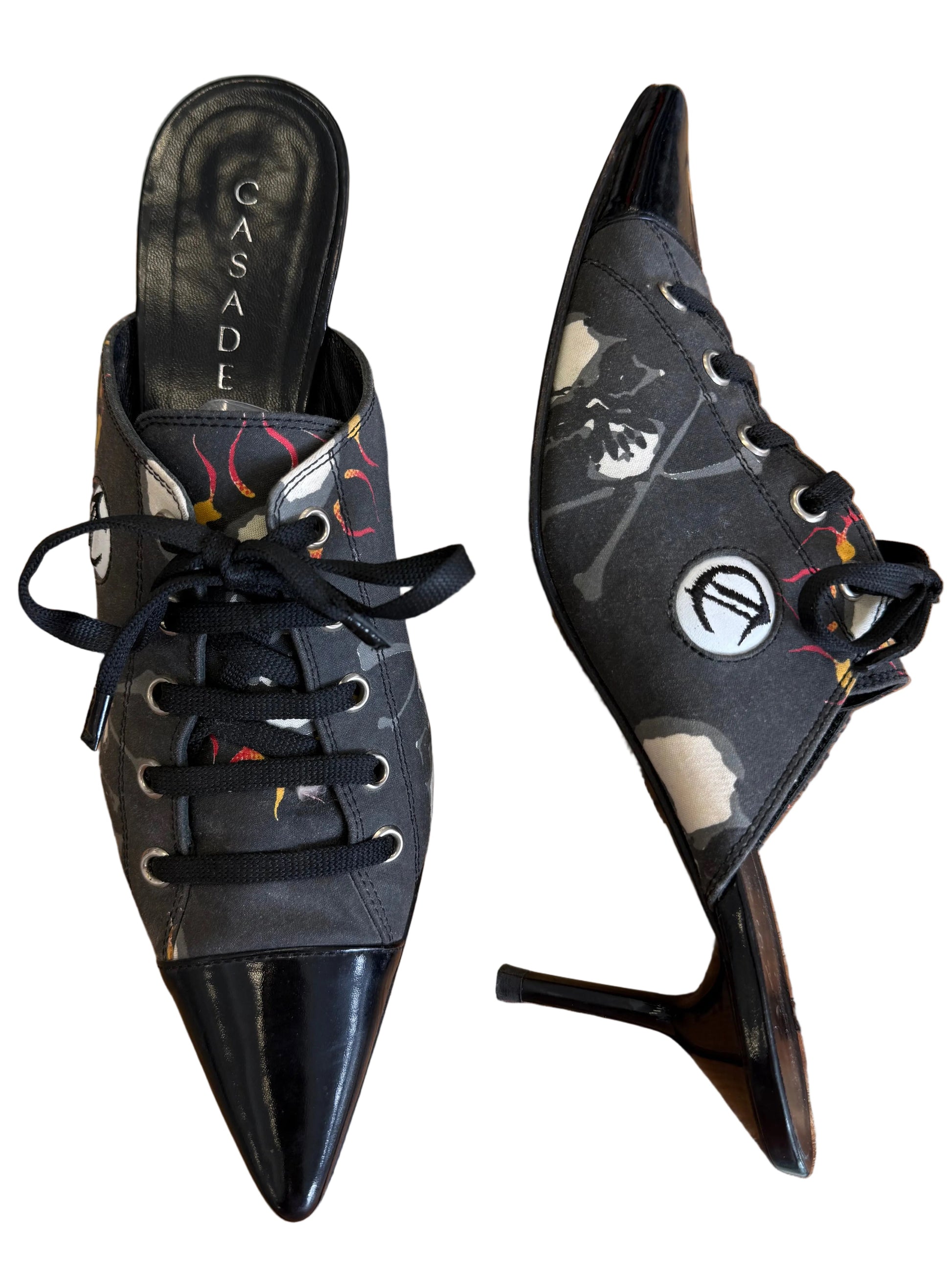 Sandali Sabot Casadei stringati Tatoo 2000s